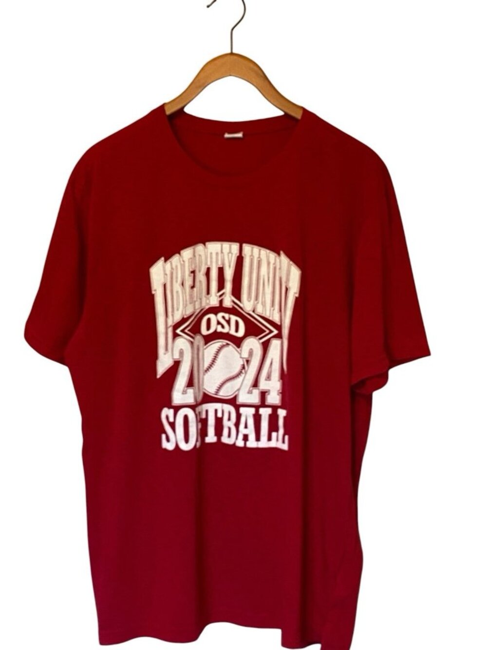 Liberty Flames Softball 2024 T-Shirt Men's XL Red NCAA Sport-Tek Short Sleeve